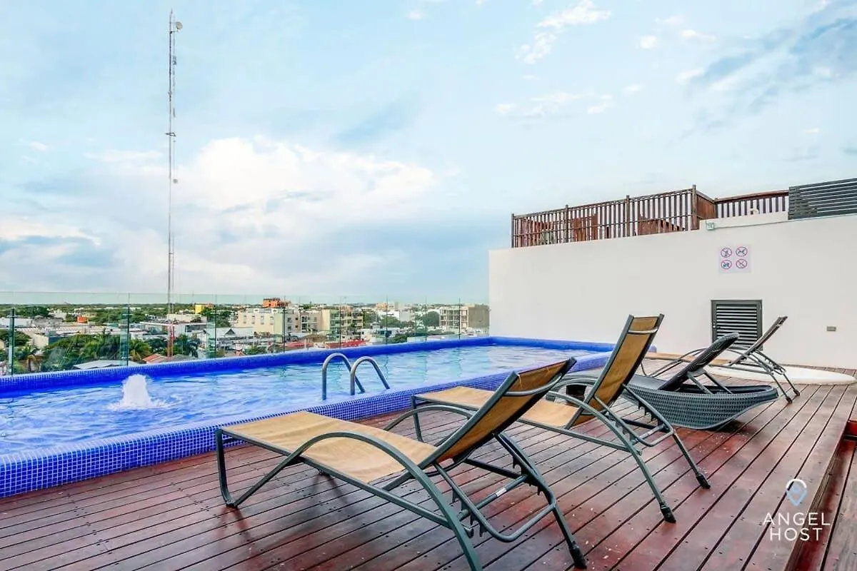 Holiday home Condo With Amenities Sleeps 8 Roof Pool Gym Playa del Carmen